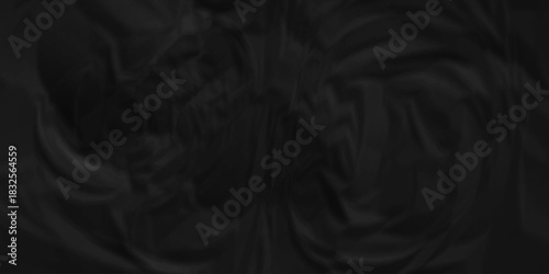 Dark black crumpled paper background. old paper wrinkle texture pattern. cardboard wrinkled arts craft and Seamless black crumpled paper.	