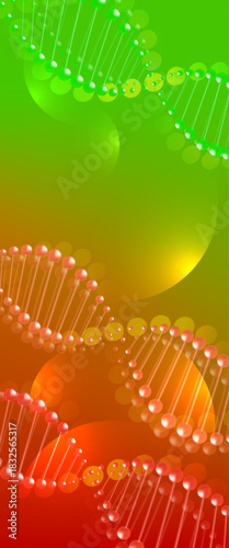 Hyaluronic acid and Niacinamide, red and green collagen serum drops with holiday concept background ready to use, illustration vector.