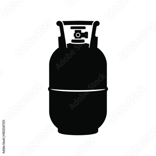 Propane gas cylinder icon