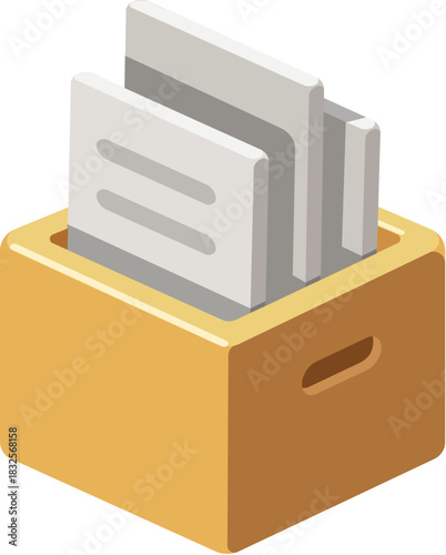 Flat Vector 3D Icon File