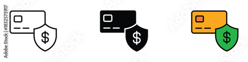 Premium Payment icon vector. ensuring payment safety symbol. vector illustration.