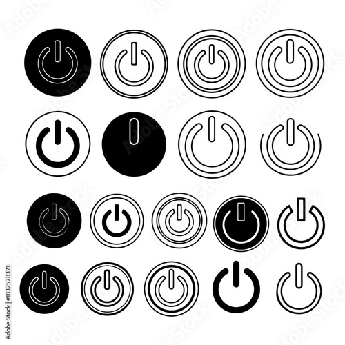 Power button icon.