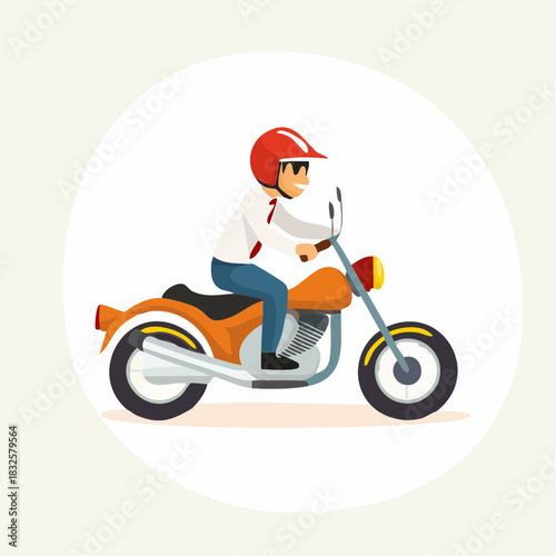 girl on motorcycle