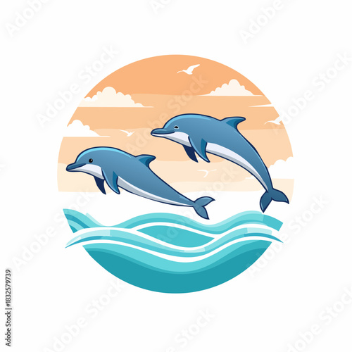 dolphin jumping in water