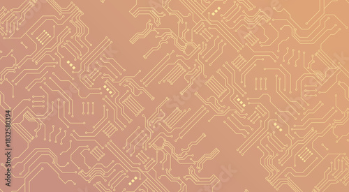 Circuit board abstract background. Vector futuristic illustration.