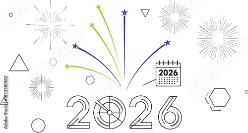 2026 new year celebration future planning calendar date event holiday fireworks party