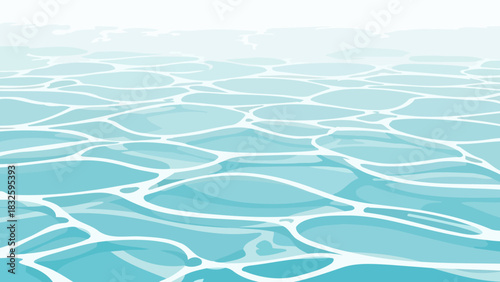 Tranquil Water Surface An abstract depiction of reflections