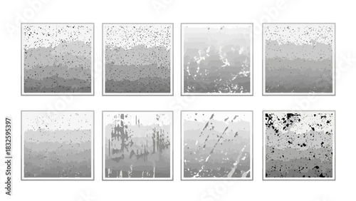 Collection of Grey Abstract Texture Backgrounds for Digital Design and Artistic Projects