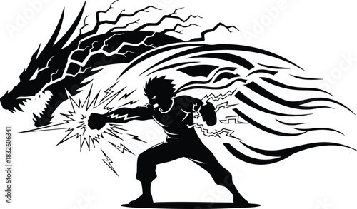 Anime Hero Lightning Icons