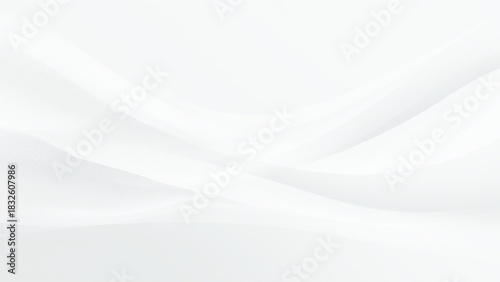 Abstract white wave background texture smooth elegant flowing curves design