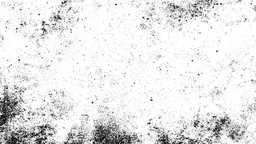Distressed Grunge Texture Overlay Background in Black and White
