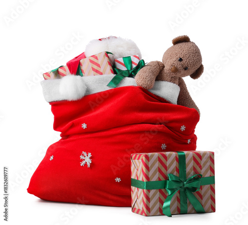 Santa Claus bag full of gif...