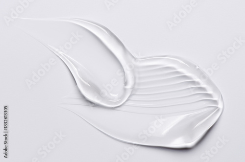 Cosmetic transparent skin care product.