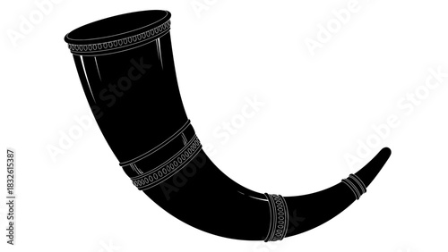 black belt isolated on white