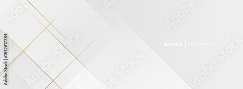 Elegant White and Gold Abstract Background with Geometric Diagonal Lines, creating a Modern and Luxurious Design for Business Presentations or Sophisticated Branding