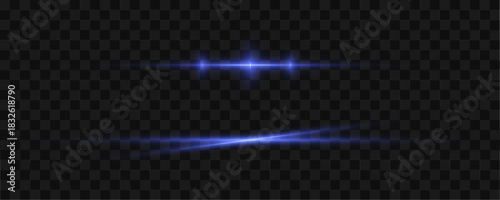 Soft blue glow line flows with airy illumination waves and gentle shimmering particles. Calm radiant motion adds a cool futuristic shine. Blue glow line vector.