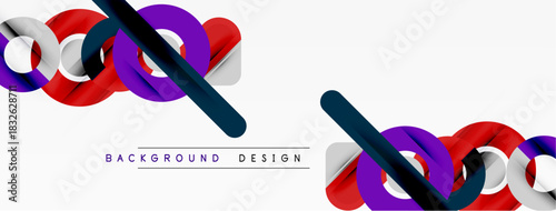 Abstract shapes, vibrant colors, modern design elements. Minimalist composition, suitable for backgrounds, presentations. Clean aesthetic.