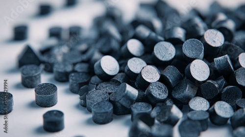 Raw plastic material ready for modern manufacturing with a focus on polymer granules for injection molding and the future of recycled plastics in innovative industrial applications