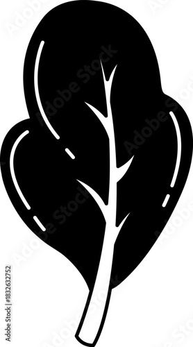 black and white illustration of a vegetable