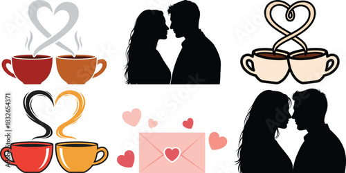Couple love & coffee