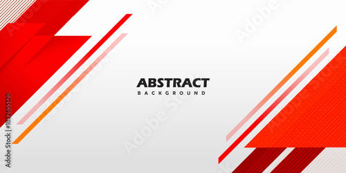 Modern abstract red and gray geometric background with layered diagonal shapes, clean corporate style, dynamic lines, and elegant minimal design suitable for business presentations, banners, posters.