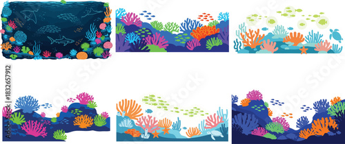 Underwater reef scene