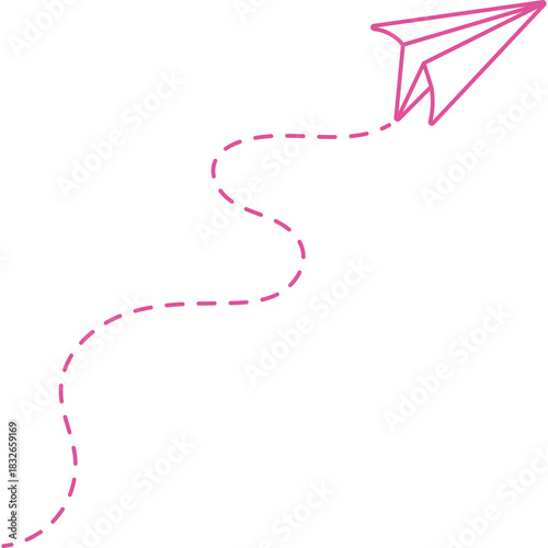 Cute Paper Plane Decoration