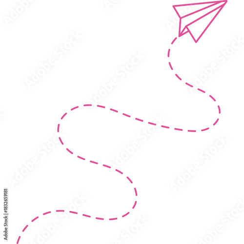 Cute Paper Plane Decoration