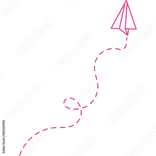 Cute Paper Plane Decoration