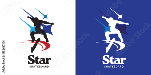 Aggressive Skateboarding Logo for Competition Event