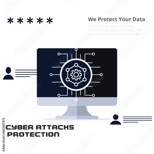 AI Cyber Defense System  Futuristic Security Technology