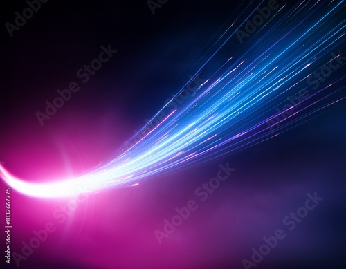 Abstract blue and pink light trails background wallpaper for desktop and mobile phone free download