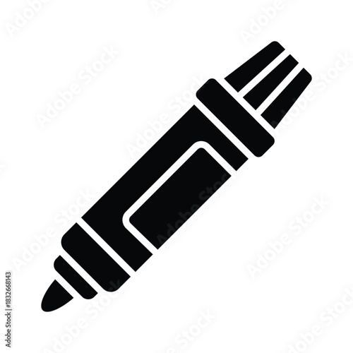 Download this amazing glyph icon of marker, premium vector