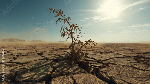 Fototapeta Naklejka Na Ścianę i Meble -  tree in the desert
