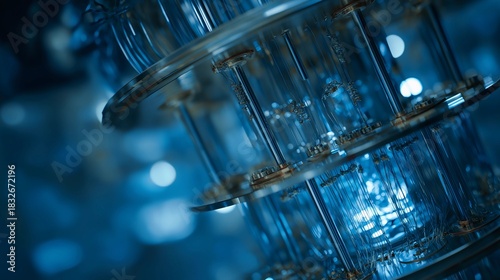 Cryogenic Dilution Refrigerator of a Quantum Computer in a Laboratory