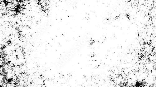 Distressed grunge texture overlay with weathered scratches and dirt effect. Vector, illustration