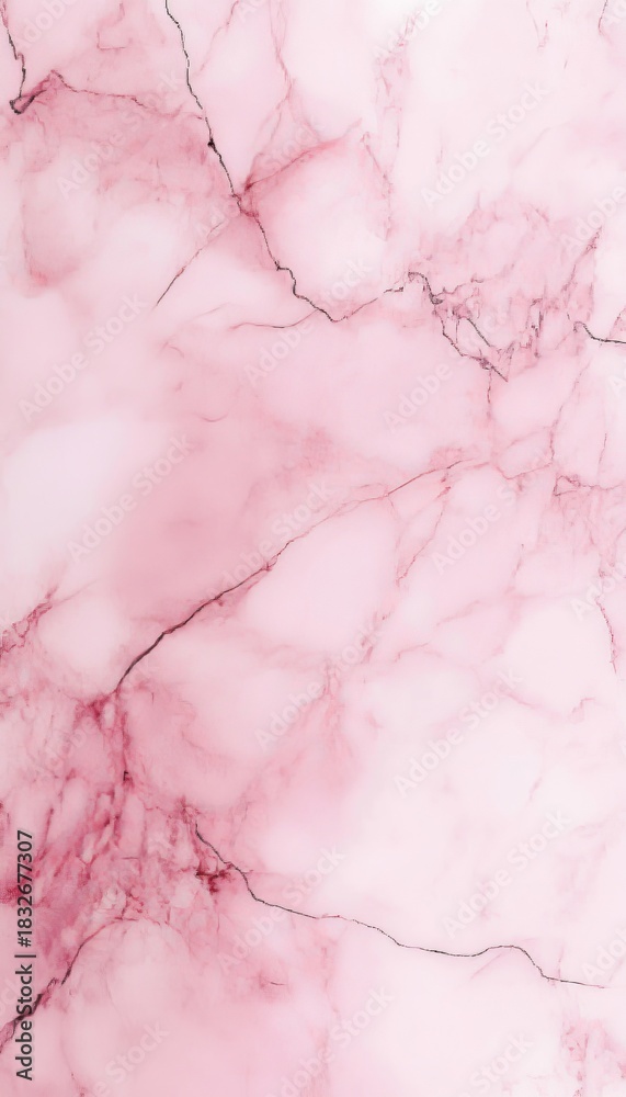 Fototapeta premium Elegant Abstract Rose Quartz Marble Texture Design with Delicate Veined Patterns and Soft Pink Hues
