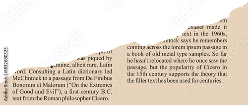 Torn Newspaper Vector