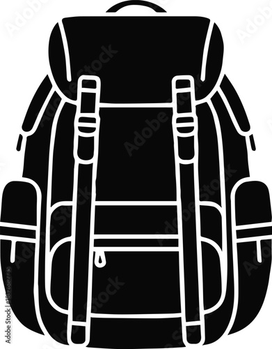 backpack school satchel with compartments pockets and strap