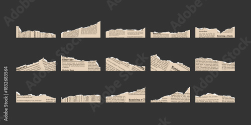 Torn Newspaper Vector