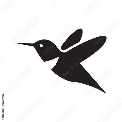 Bird icon, flying, kingfisher