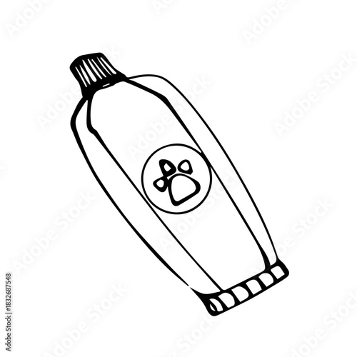 Hundeshampoo Flasche