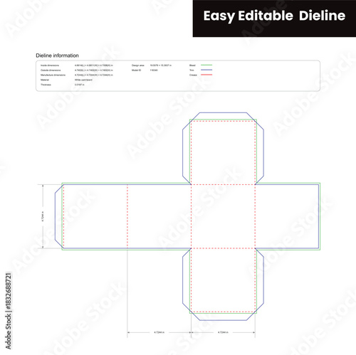 dieline template box dieline die lines packaging custom cube box dieline  box cardboard box dieline pizza box dieline printable product packaging layout,
