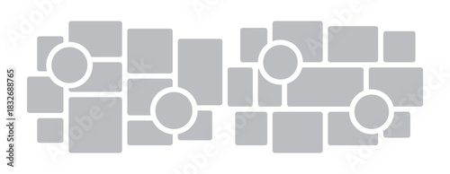  Picture collage and digital photo wall template design