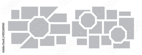  Picture collage and digital photo wall template design