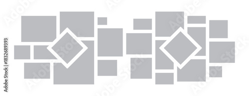  Picture collage and digital photo wall template design