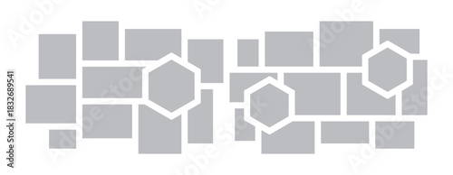  Picture collage and digital photo wall template design