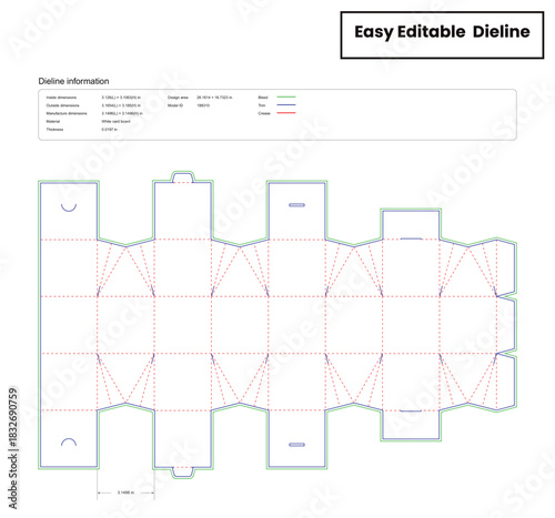 dieline template box dieline die lines packaging sphere surprise gift box custom dieline  box cardboard box dieline pizza box dieline printable product packaging layout,
