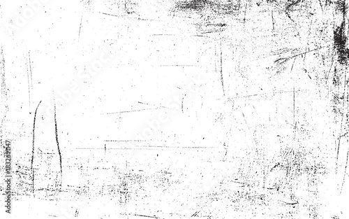 Grunge is black and white. Abstract monochrome texture. Vintage old background of scratches, cracks, chips, dust
