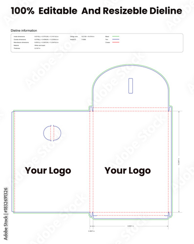 dieline template box dieline die lines packaging tuck end box variations round lock mortiselock boxes custom dieline  box cardboard box dieline pizza box dieline printable product packaging layout,
